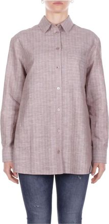 Max Mara Overhemden, Dames, Grijs, M, MM Shirts