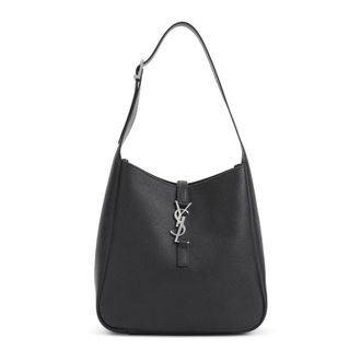 Saint Laurent Le 5 &agrave; 7 Hobo Bag - female - Saint Laurent - Shoulder Bags - Black - ONE SIZE - Bags