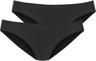 Lascana Womens 2 Pk Basic Hipster Panties in Black at Nordstrom, Size 6