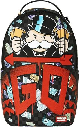 Sprayground x Monopoly Time To Go Backpack Black Multicolor G6916-64