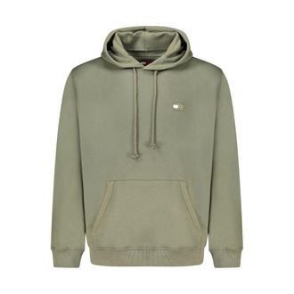 Tommy Hilfiger Verde Katoenen Heren Sweatshirt Hoodie