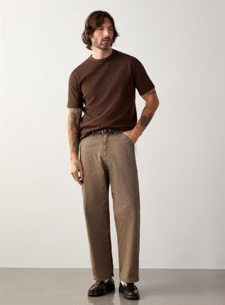Le 31 Mens Micro-waffle T-shirt Comfort fit