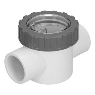 OEM V&aacute;lvula Antirretorno V501a De Pvc Transparente Para Bombas De Piscinas Con Asa Grande Y Buena Visibilidad