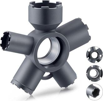 OEM Llave Para Aireador De Grifo 10 En 1, Borde Redondeado Y Cortado, M16.5, M21.5, M22, M24, M28, Adecuada Para Reparaci&oacute;n Y Reemplazo De Ba&ntilde;os