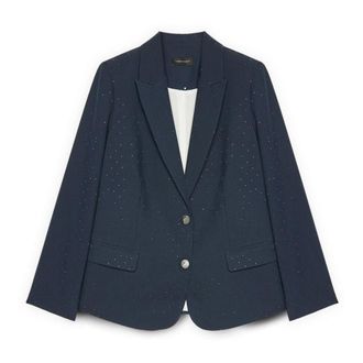 Fiorella Rubino Mujer, Chaquetas, Azul, Talla: 2XL