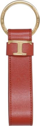 Tod's Leren Sleutelhanger - Heren - Sleutelhangers & Tashangers - Bruin - ONE Size - Leer - Accessoires