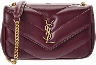 Saint Laurent Loulou Mini Leather Crossbody