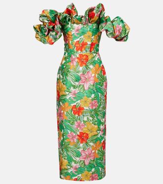 オールインワン・サロペット Alemais Floral Print Rafaela Maxi Dress RAFAELA SHIRTDRESS – ALEMAIS