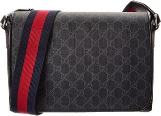Gucci Gg Supreme Canvas & Leather Crossbody