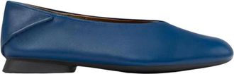Camper Ballerinas, female, Blue, Size: 7 US Casi Myra Leather Ballet Flats