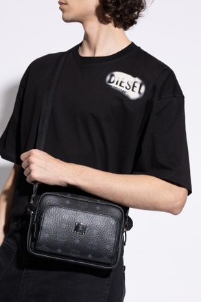 MCM Shoulder Bag, Mens, Black