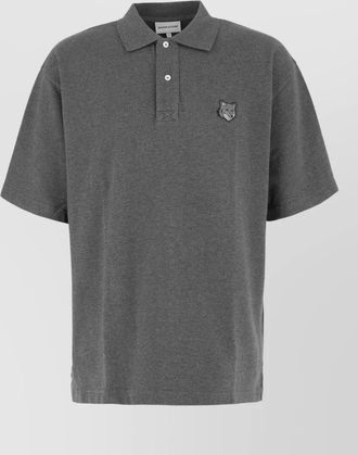 Maison Kitsun&eacute; polo shirt men short sleeves collar