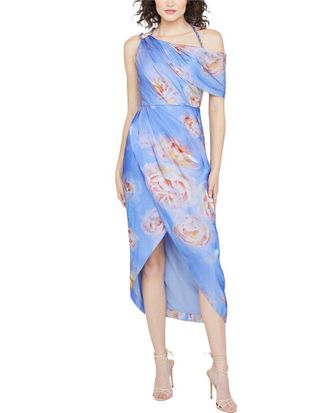 Theia Yannah Wrap Cocktail Dress