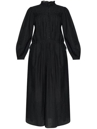 Isabel Marant Dalida dress - women - Cotton - 38 - Black