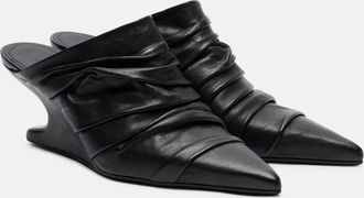Rick Owens Cantilever 60 leather mules