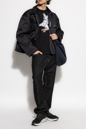 Paul Smith T-shirt With Colorful Print, Mens, Black