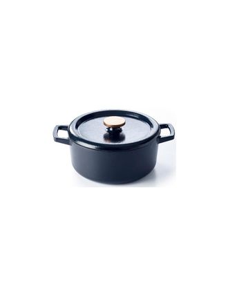 Beka Cacerola Redonda De Hierro Fundido Esmaltado 26cm Negro - 15141264