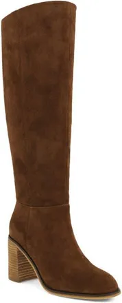 Mia Landen Knee High Boot in Cognac at Nordstrom, Size 9.5