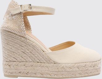 Castaner Espadrillas con zeppa Carina in canvas di cotone