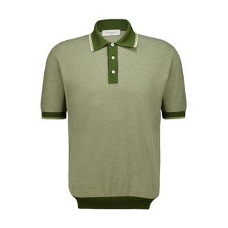 PIACENZA 1733 Piacenza 1733, Heren, Tops, Groen, Maat: S Katoen