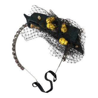 Dolce & Gabbana Siciliaanse Citroen Kristal Hoofdband Tiara - Dames - Haaraccessoires - Veelkleurig - ONE Size - Katoen - Accessoires
