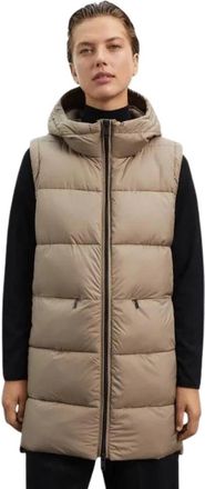Ecoalf Marangualf Vest - Dames - Bodywarmers - Beige - L - Polyester - Jassen