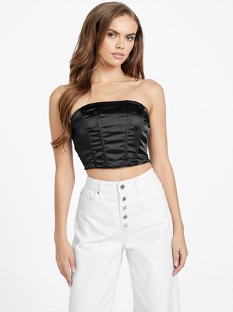 Guess Karly Satin Strapless Top