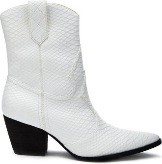 Matisse Footwear Womens Bambi Western Boots In White Snake