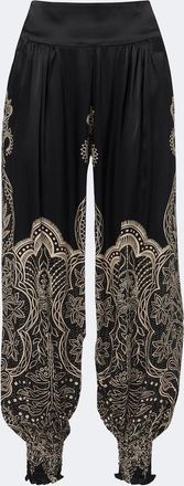 Johanna Ortiz Printed silk balloon pants