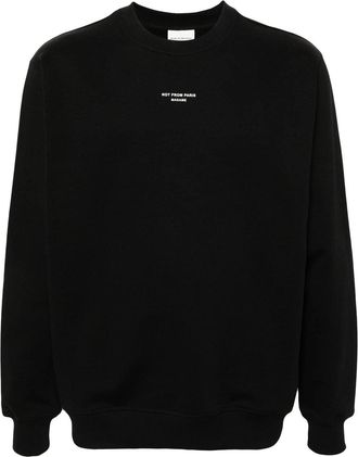 Dr&ocirc;le de Monsieur Classic Slogan Sweatshirt