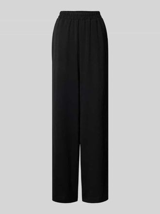 Pieces Weite Hose in Cr&ecirc;pe-Verarbeitung Modell TIFFANY in Black, Gr&ouml;&szlig;e XL