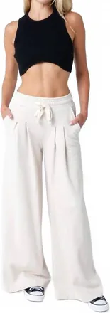Olivaceous Firenze Pant In Ecru