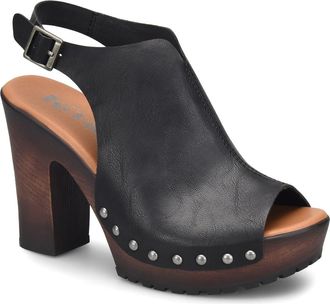 Korks Arden Open Toe Heeled Sandal in Black at Nordstrom Rack, Size 10