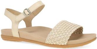 Dansko Jodie Ankle Strap Sandal in Vanilla at Nordstrom, Size 9.5-10Us