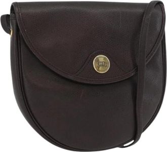 Dior Pre-owned Vintage leren schoudertas - Dames - Vintage Schoudertas - Bruin - ONE Size - Leer - Vintage