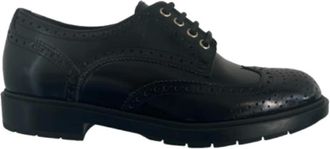 Fratelli Rossetti Schoenen, Dames, Zwart, 38 EU, Stringata Derby