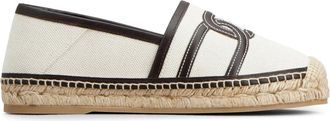 Tod's Ketting Espadrilles in Beige Katoen - Dames - Espadrilles - Beige - 41 EU - Katoen - Schoenen