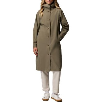 Columbia AmazeTrench Rain Jacket in Stone Green at Nordstrom, Size Xx-Large