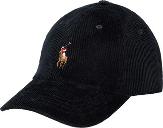 Polo Ralph Lauren Zwarte katoenen pet van Polo Ralph Lauren - Heren - Petten - Zwart - ONE Size - Katoen - Accessoires