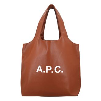 A.P.C. Tote Ninon - female - A.P.C. - Shopping Bags - Brown - ONE SIZE - Bags