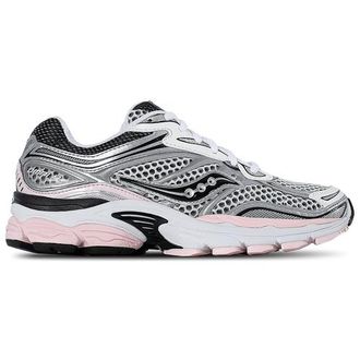 Saucony Womens Progrid Omni 9 - Running Shoes Silver/Pink Size 10.0