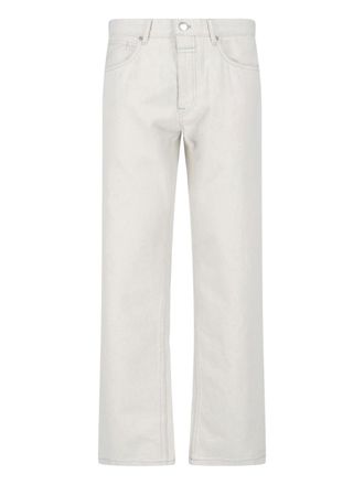 Closed Grey Straight-Leg Cotton Denim Jeans