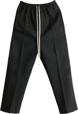 Rick Owens virgin wool cropped trousers - Nero