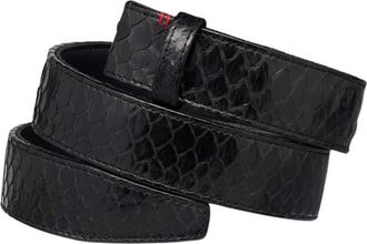 CLARIS VIROT Python Riem - Dames - Riemen - Zwart - L - Accessoires