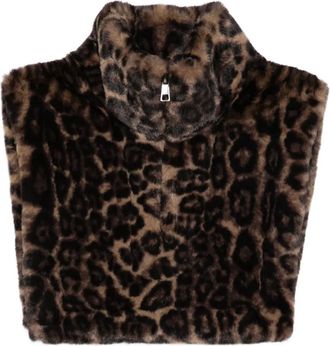 Apparis Pettorina Jamie leopardata - Marrone