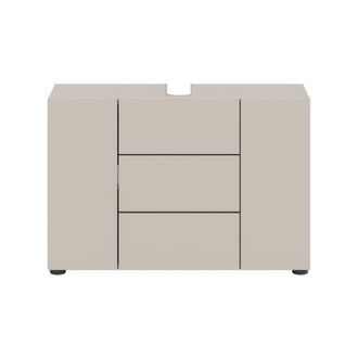 Calicosy Mueble bajo lavabo 3 puertas a82 cm - cachemira