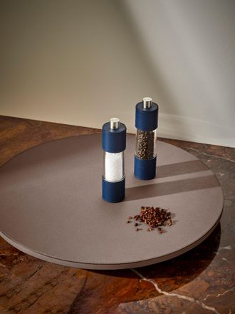 Giobagnara Jupiter Leather Lazy Susan (20in/50.5cm)