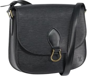 Louis Vuitton Pre-owned Leren Crossbodytas - Dames - Vintage Schoudertas - Zwart - ONE Size - Leer - Vintage