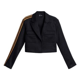adidas (WMNS) adidas x Ivy Park Suit Crop Jacket Asia Sizing Black Gold GP4707