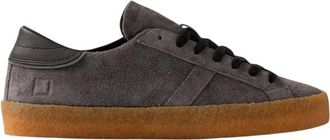 D.A.T.E. D.a.t.e. - Hill Low - Heren - Schoenen - Grijs - Maat: 41 EU Katoen